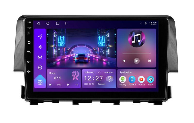 Магнитола штатная Soundbox S-2987 Carplay 4G для Honda Civic 2016-2021 г. (S4-2987+360)