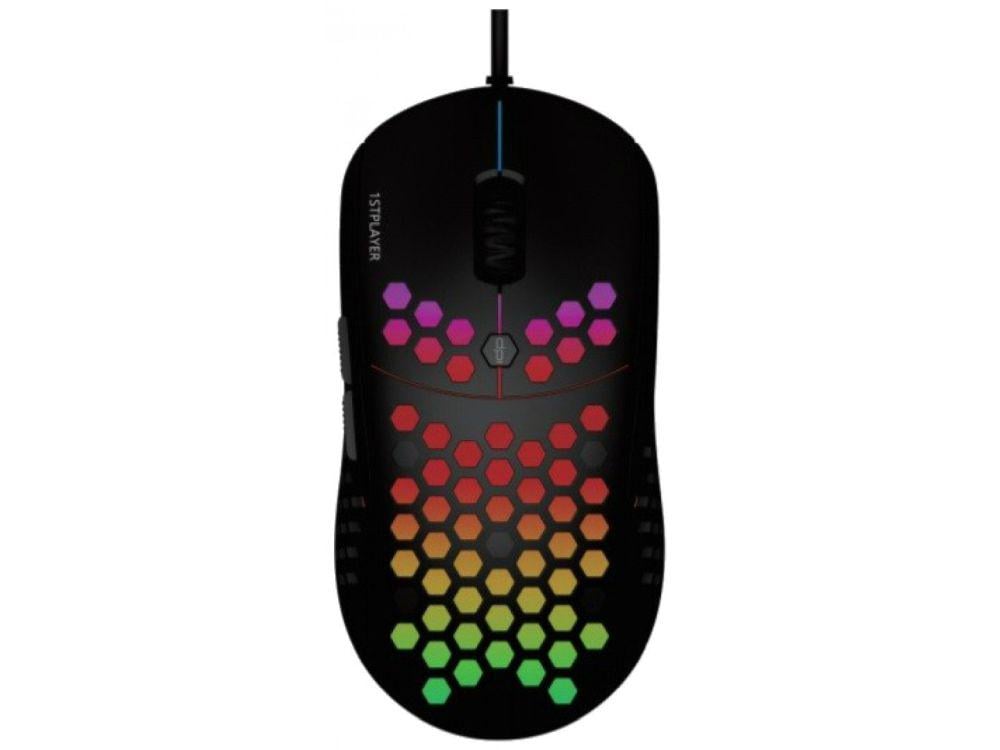 Мышь 1stPlayer M6 RGB USB Black (102175)