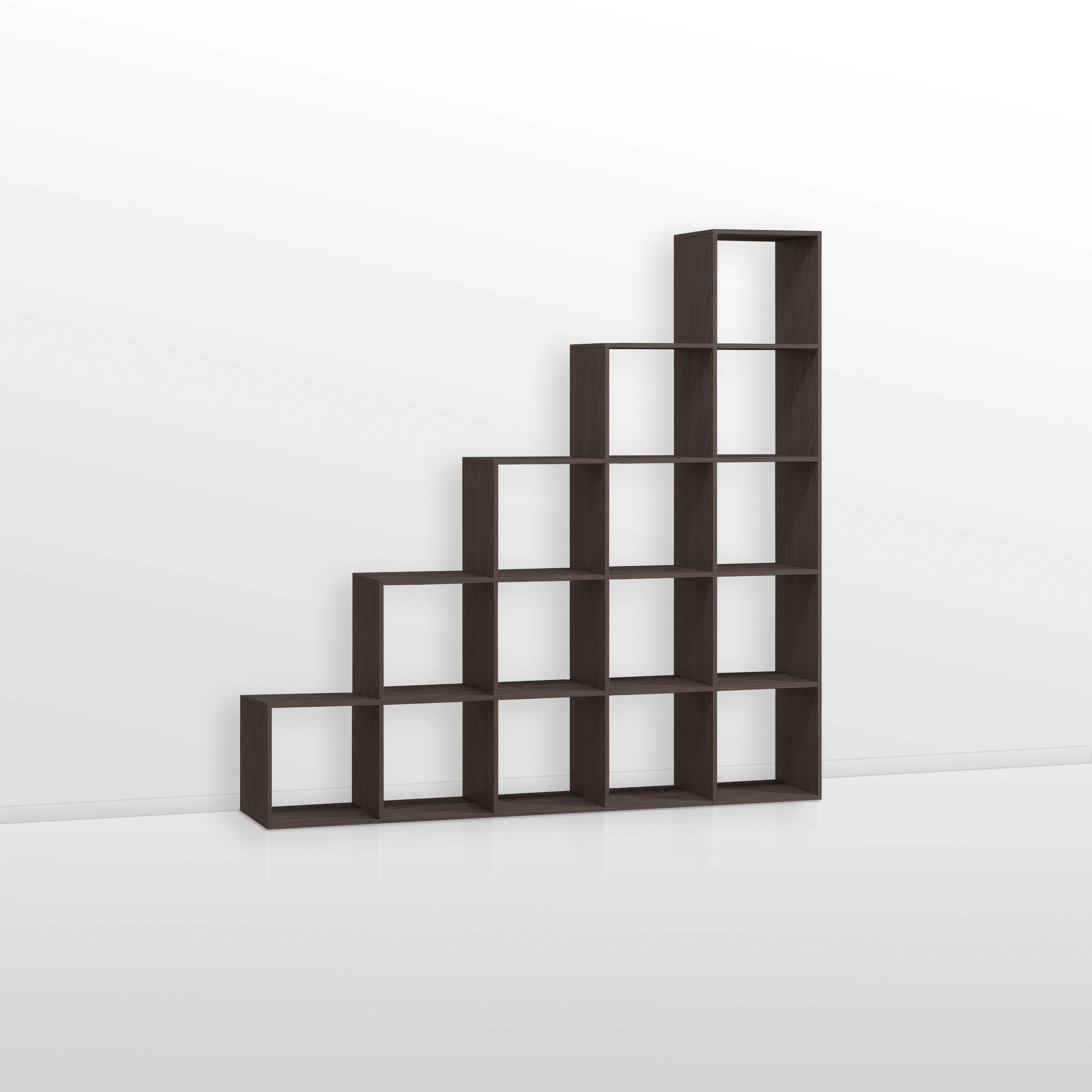 Стелаж для книг та декору на 15 комірок ST-17 1776х300х1776 мм Венге Магія - фото 2