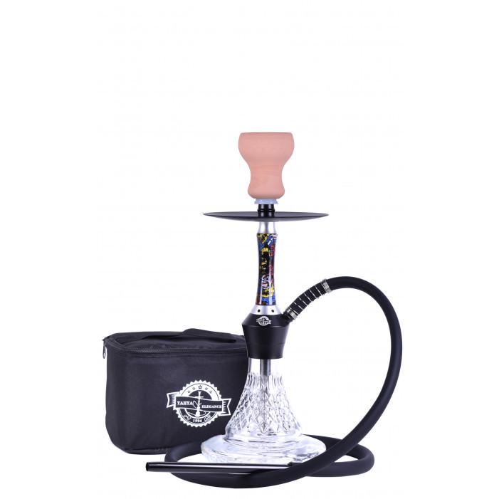 Кальян Yahya Lotus Click Mini на 1 персону 43 см Чорний (1749492895)