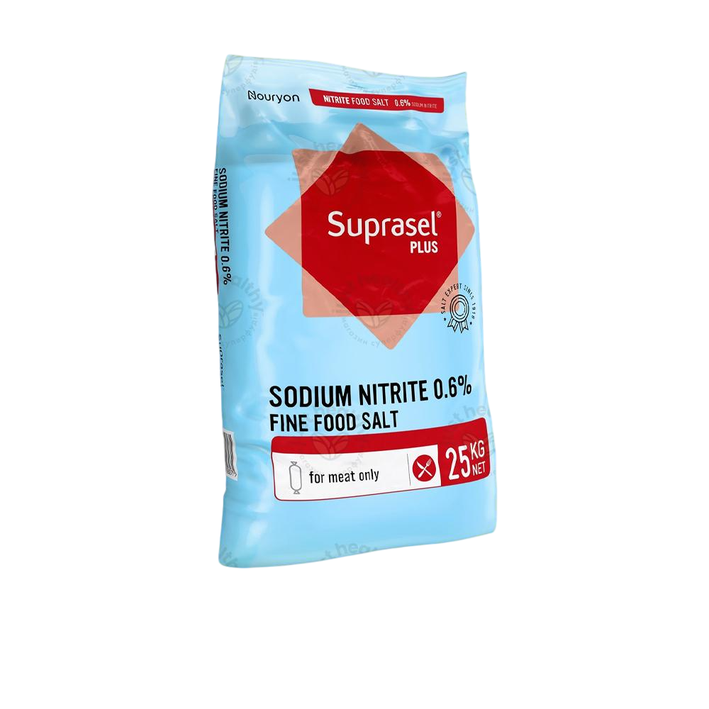 Соль пищевая нитритная для мяса Suprasel Plus Nitrite 0,6% вакуумированная 25 кг