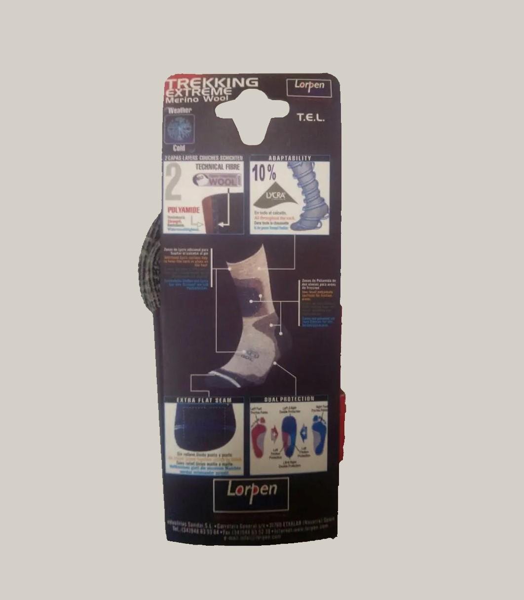 Термошкарпетки чоловічі Lorpen LPN555GR р. 41-45 - фото 5 Термошкарпетки чоловічі Lorpen LPN555GR р. 41-45 - фото 5