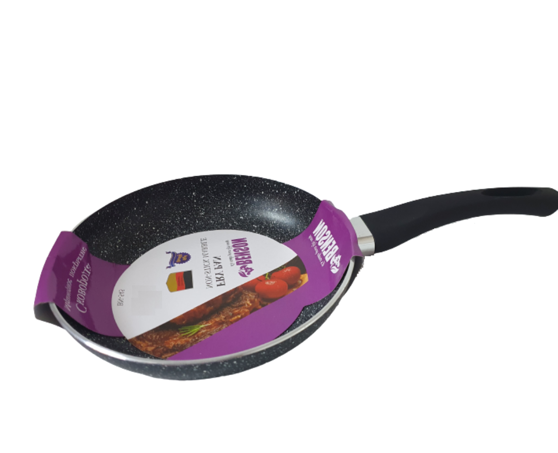 Сковорода глубокая Вenson BN-549 с антипригарным мраморным покрытием Ø28x5 см (SKVRDD-007)