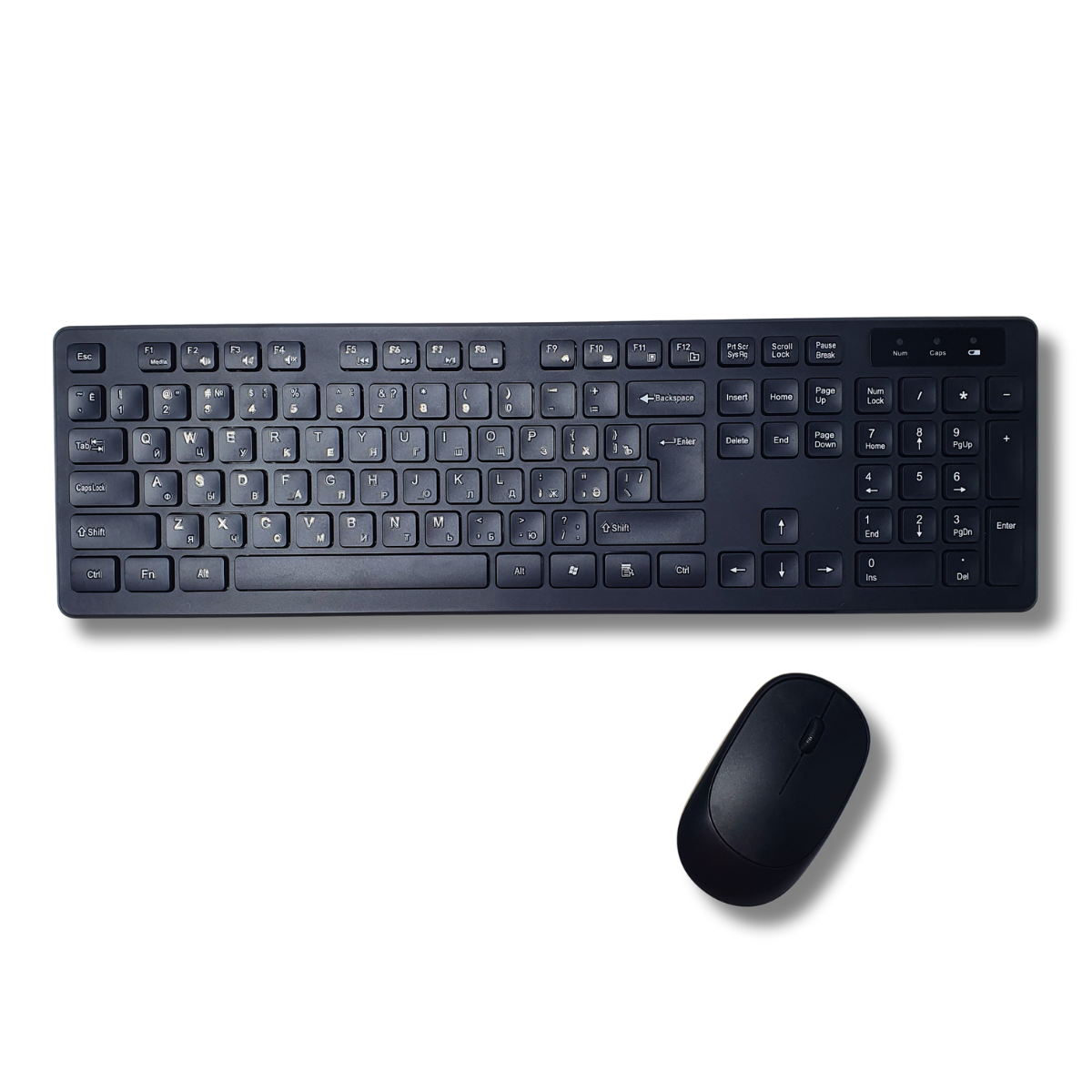 Клавиатура и мышь с беспроводным подключением Черный (TRE-433-Black)