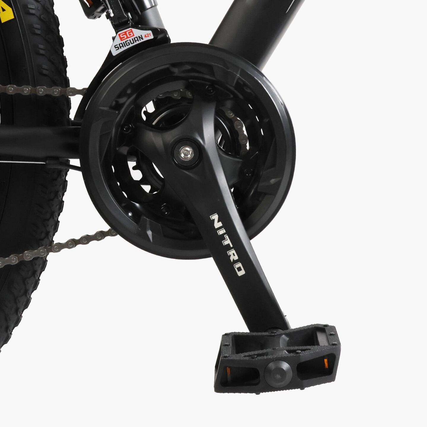 Велосипед горный Corso Nitro 29" оборудование Saiguan рама 19" Черно-белый - фото 8