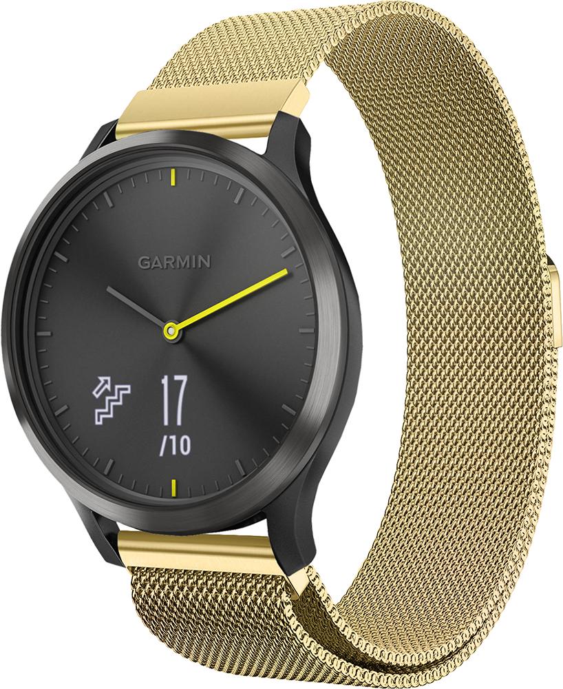 Ремешок Миланская петля Milano Garmin Vivomove HR Gold (19235)