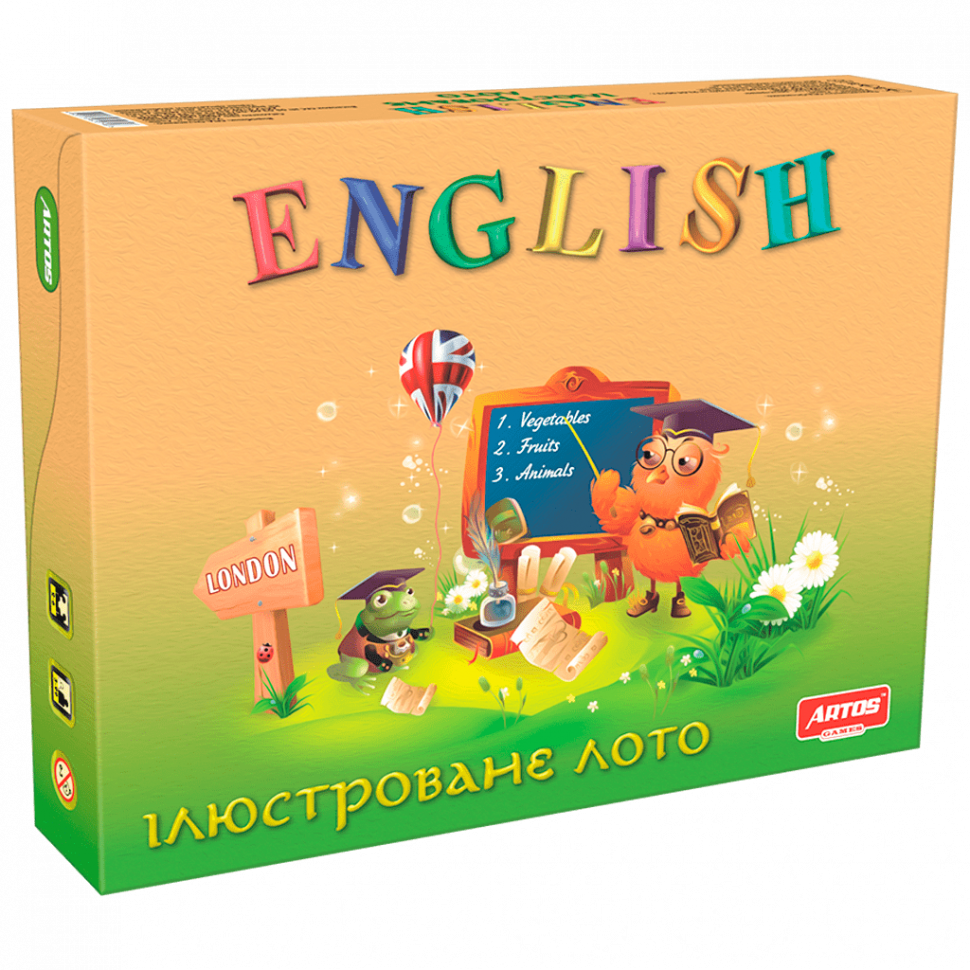 Игра настольная Artos Games 0796  Лото english (19459)