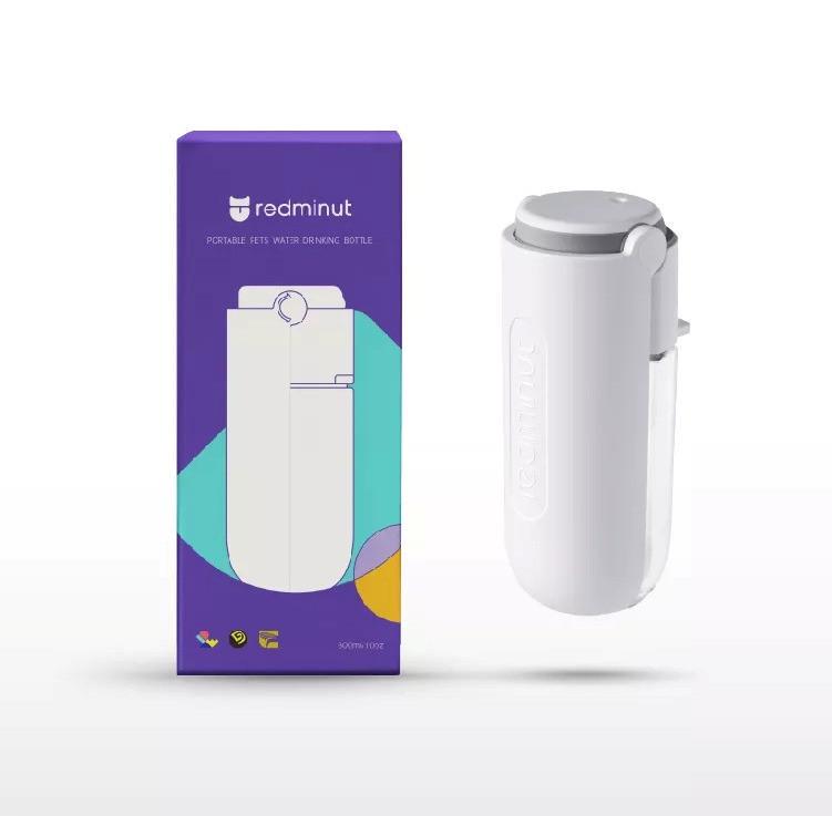 Поилка походная для собак Redminut 300 мл со шнурком Белый (1604125520) - фото 10 Поилка походная для собак Redminut 300 мл со шнурком Белый (1604125520) - фото 10