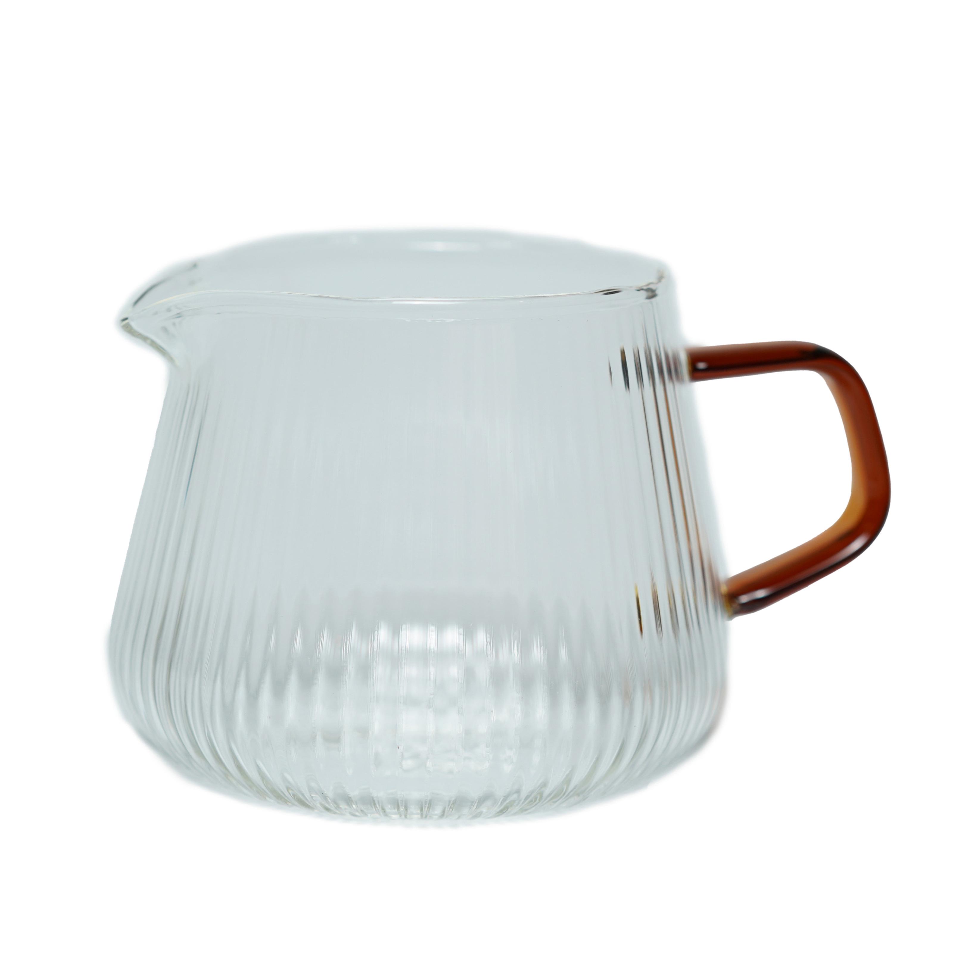 Чайник заварочный стеклянный ребристый 300 мл (HZSB3RB)