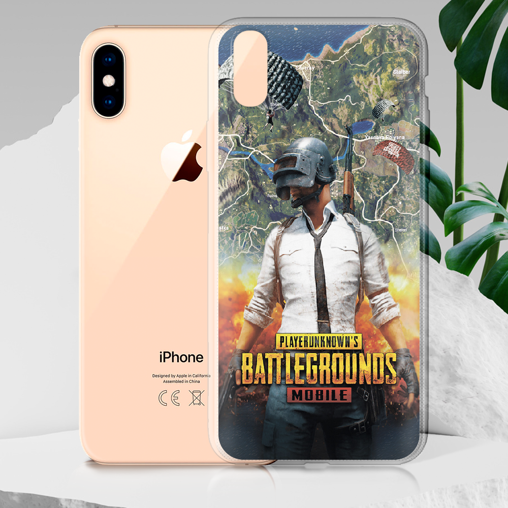 Чохол Boxface iPhone XS Max PUBG Mobile Прозорий силікон (35321-up2309-35321) - фото 2