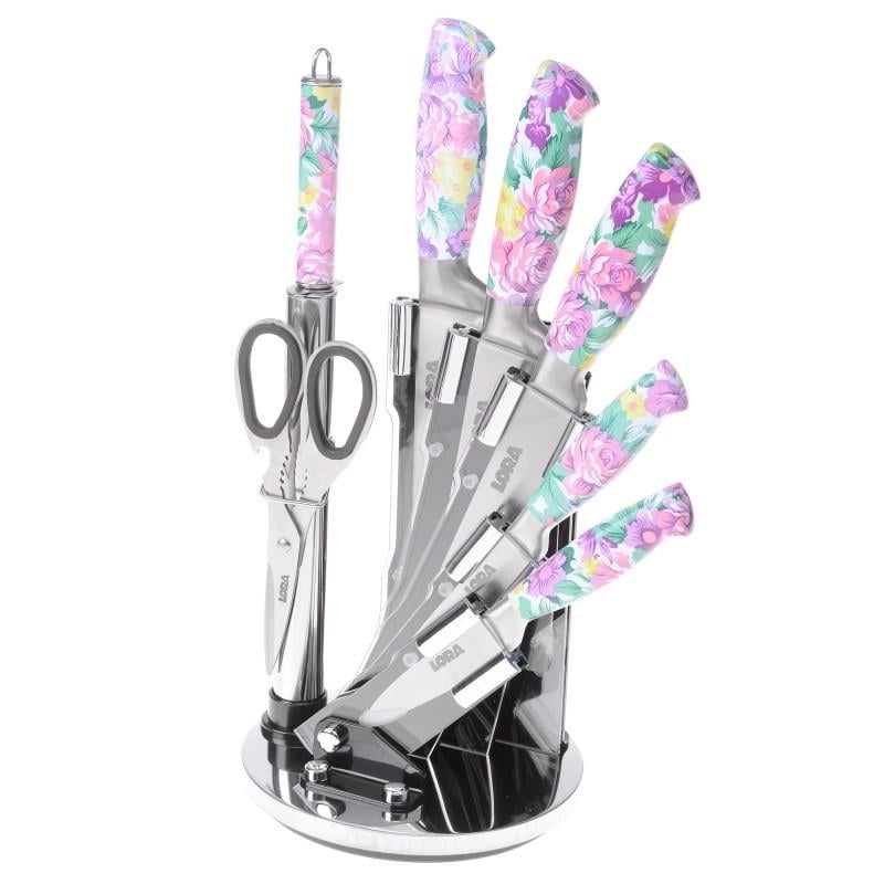 Набор ножей с подставкой 8 пр. (NS17SETKN/COL) Набор ножей с подставкой 8 пр. (NS17SETKN/COL)