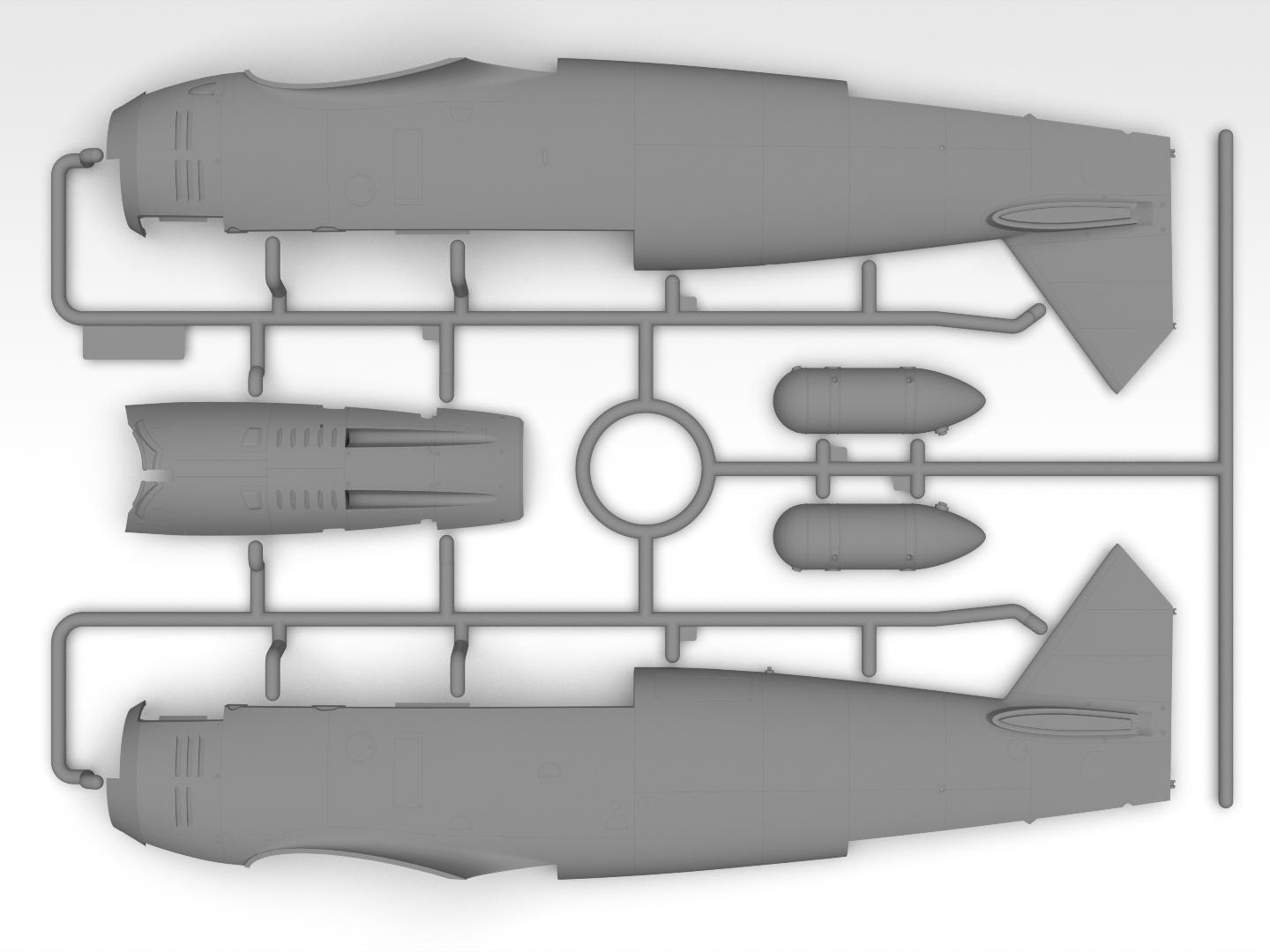 Сборная модель ICM Hs 123A-1 позднего выпуска Немецкий штурмовик 2 СВ (32015) - фото 20 Сборная модель ICM Hs 123A-1 позднего выпуска Немецкий штурмовик 2 СВ (32015) - фото 20