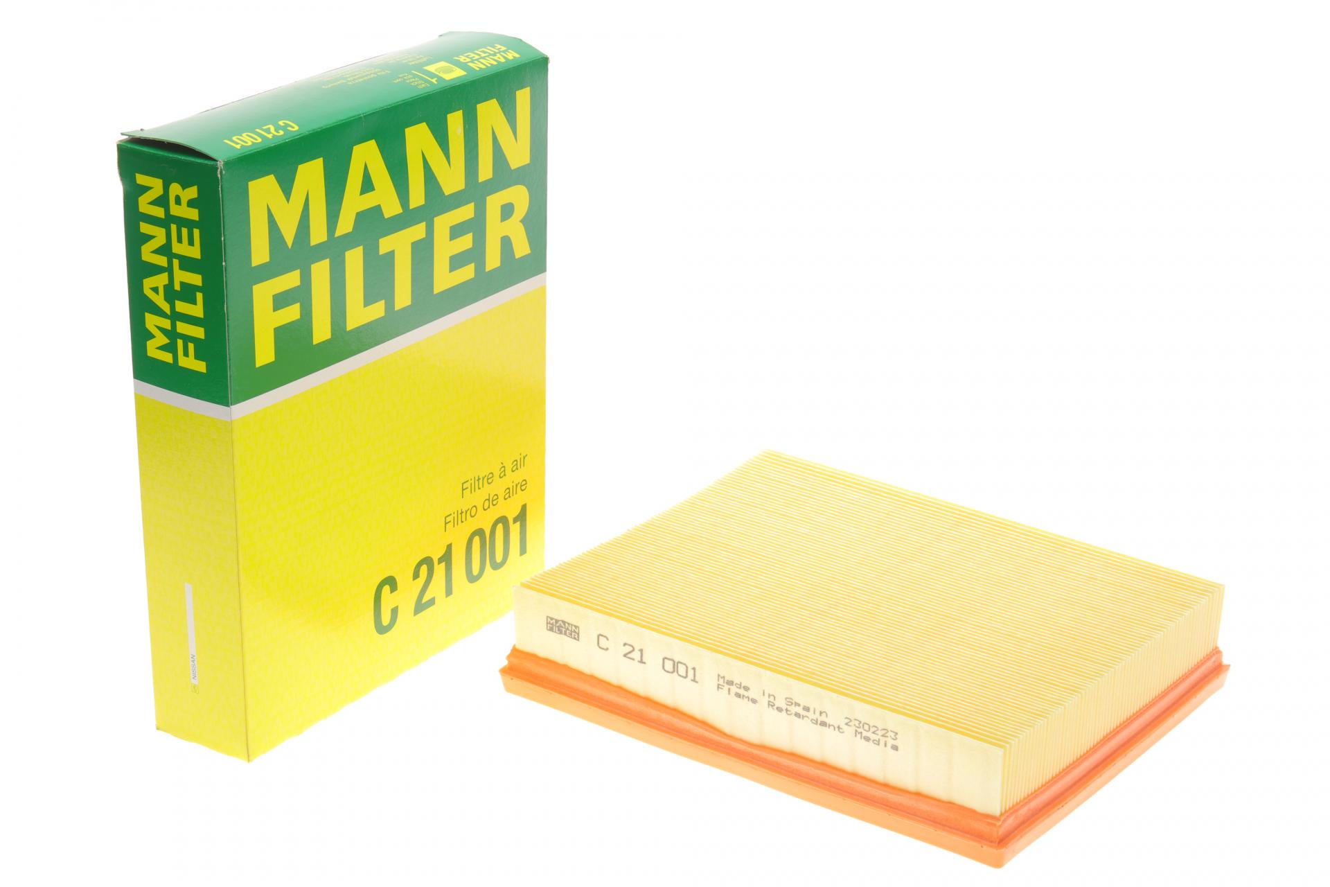 Фильтр воздушный Mann-Filter для MB X-class W470 2,3d OM699 17-/Nissan Navara NP300/Renault Alaskan 2,3dCi 15- (C 21 001)