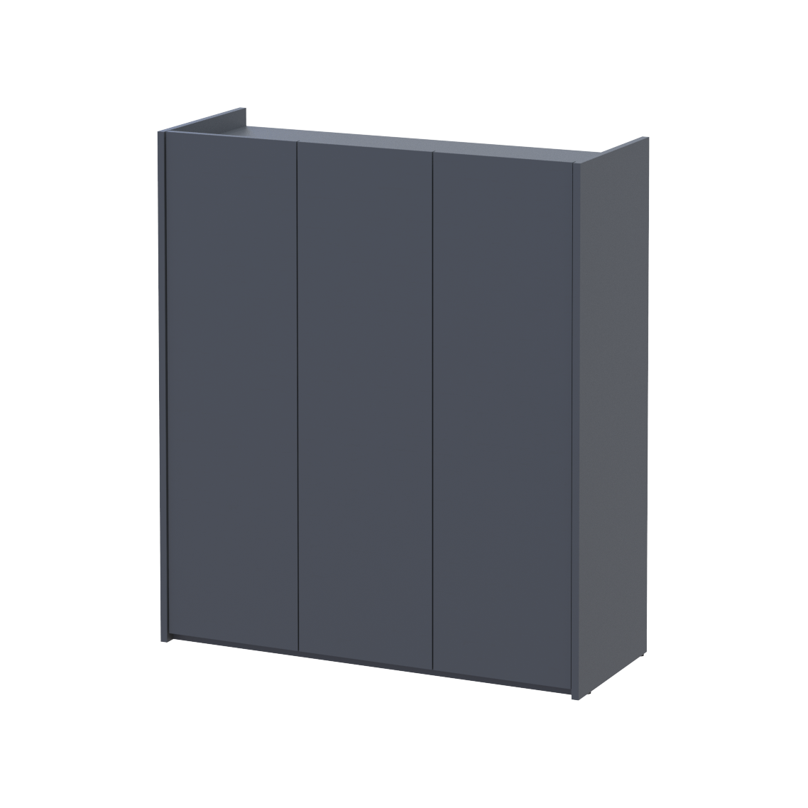 Тумба для обуви Doros Кассель 3 ДСП 97х40х110 см Графитовый (41516211)