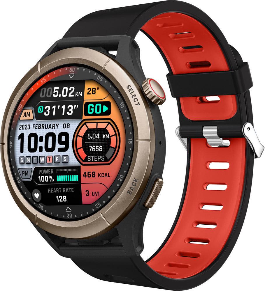 Ремешок Traf для смарт-часов Amazfit Cheetah Round/Cheetah Pro Black/Red (38480-44) Ремешок Traf для смарт-часов Amazfit Cheetah Round/Cheetah Pro Black/Red (38480-44)