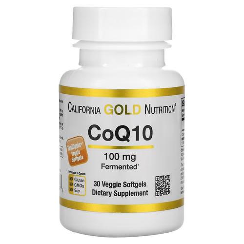 Коэнзим Q-10 California Gold Nutrition CoQ10 100 мг 30 растительных капс. (CGN-00943)
