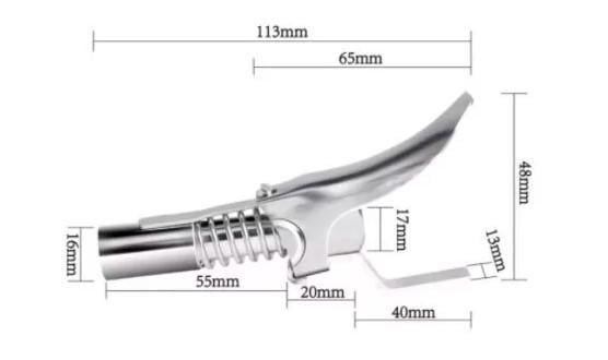 Насадка для шланга з муфтою для мастильних пістолетів R00143 - фото 4 Насадка для шланга з муфтою для мастильних пістолетів R00143 - фото 4