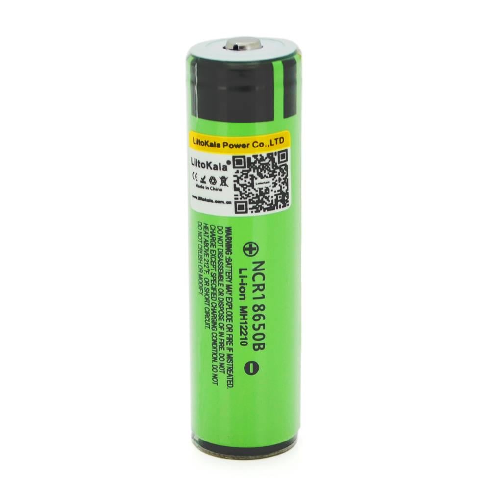 Акумулятор 18650 Li-Ion LiitoKala Lii-34B-PCB 3400 mAh 3,7V Green (39479)