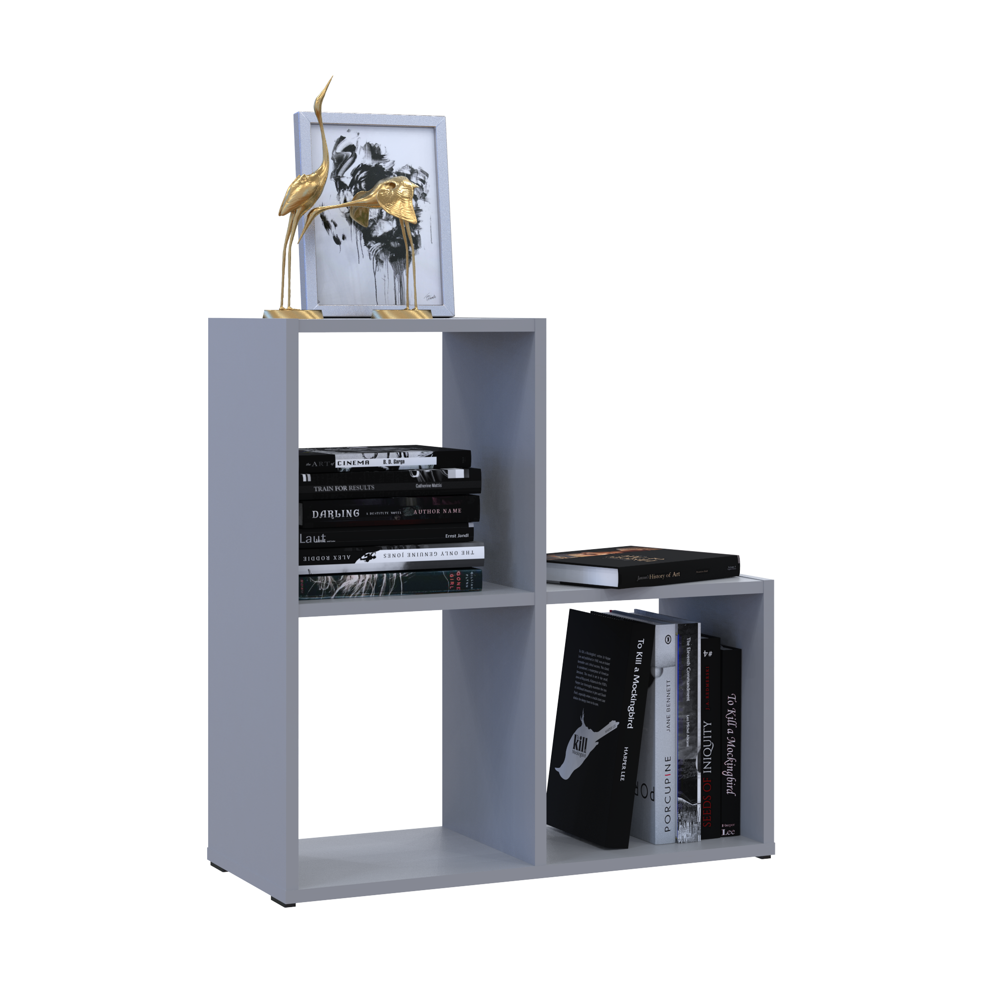 Стеллаж Doros Степ 2х2 открытый 69х28.8х71,4 см Серый (41516177) Стеллаж Doros Степ 2х2 открытый 69х28.8х71,4 см Серый (41516177)