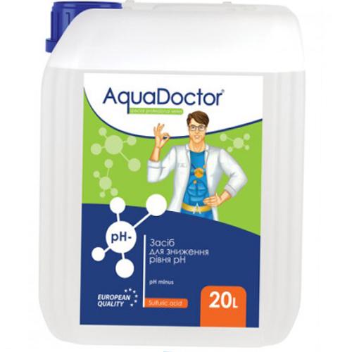 Жидкий pH для бассейнов AquaDoctor pH Minus 20 л (8984851)