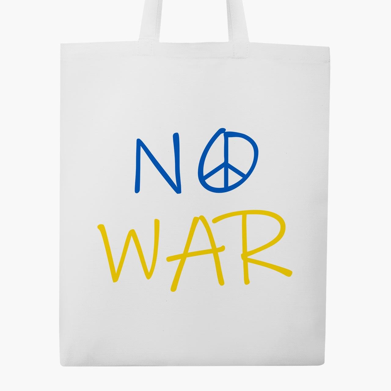 Сумка эко "Нет войне" Белый (9227-3703-4)