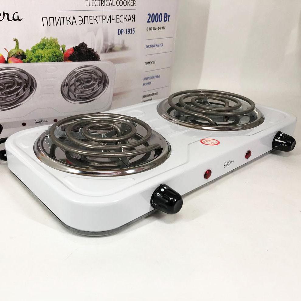 Плита електрична Suntera Білий (DP-1915) - фото 5 Плита електрична Suntera Білий (DP-1915) - фото 5