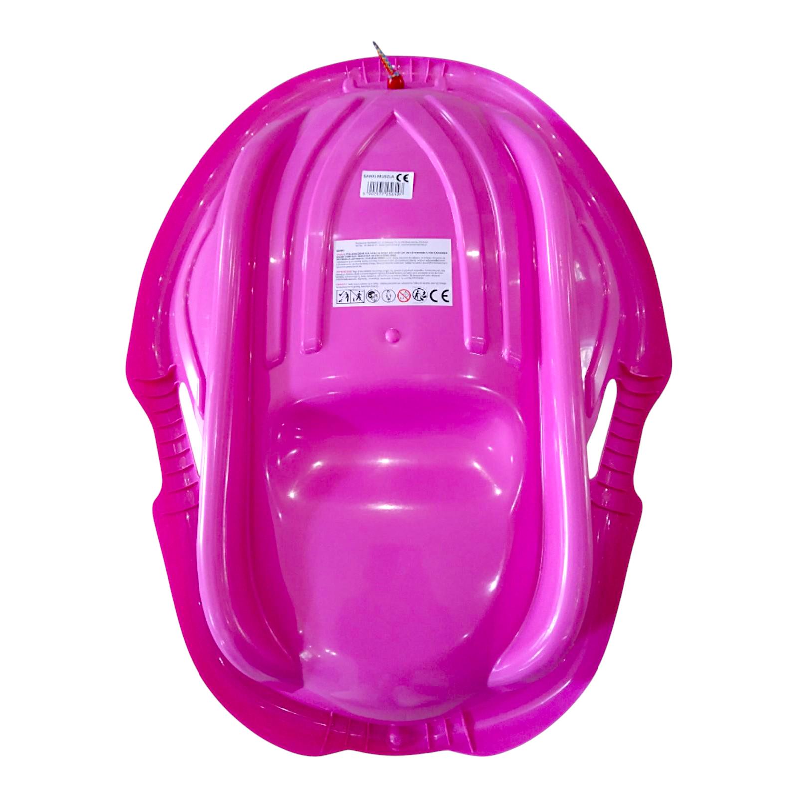 Санки-ледянка детские с ручками Marmat Мушля Розовый (11151) - фото 6 Санки-ледянка детские с ручками Marmat Мушля Розовый (11151) - фото 6