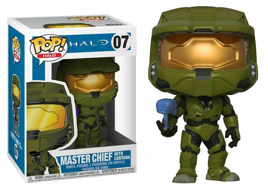 Дитяча ігрова фігурка Funko Pop Master Chief with Cortana Halo 10 см (GH МС07)
