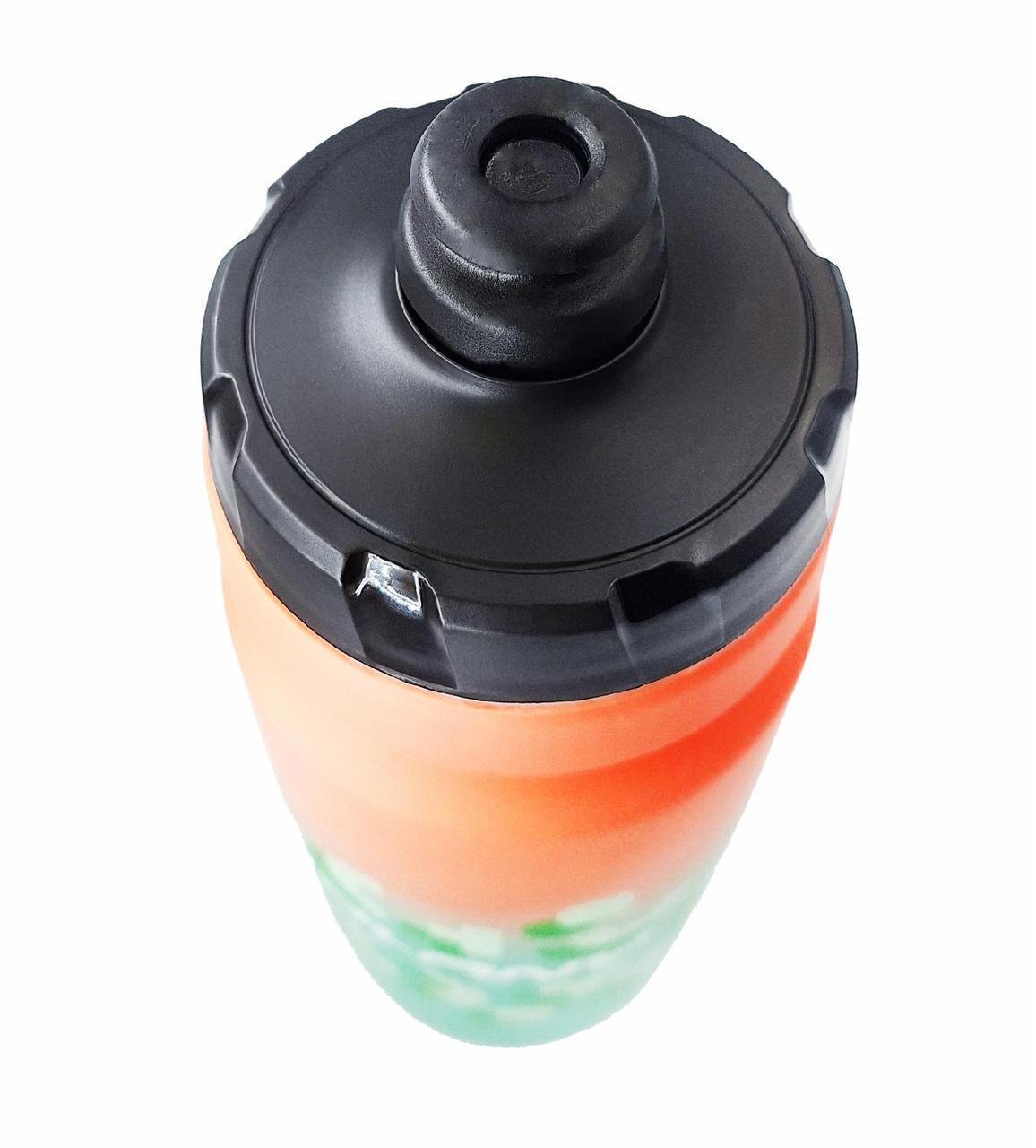 Фляга велосипедна BOLANY КТ363 750 мл Жовтогарячий із зеленим матовий (G0001634) - фото 3