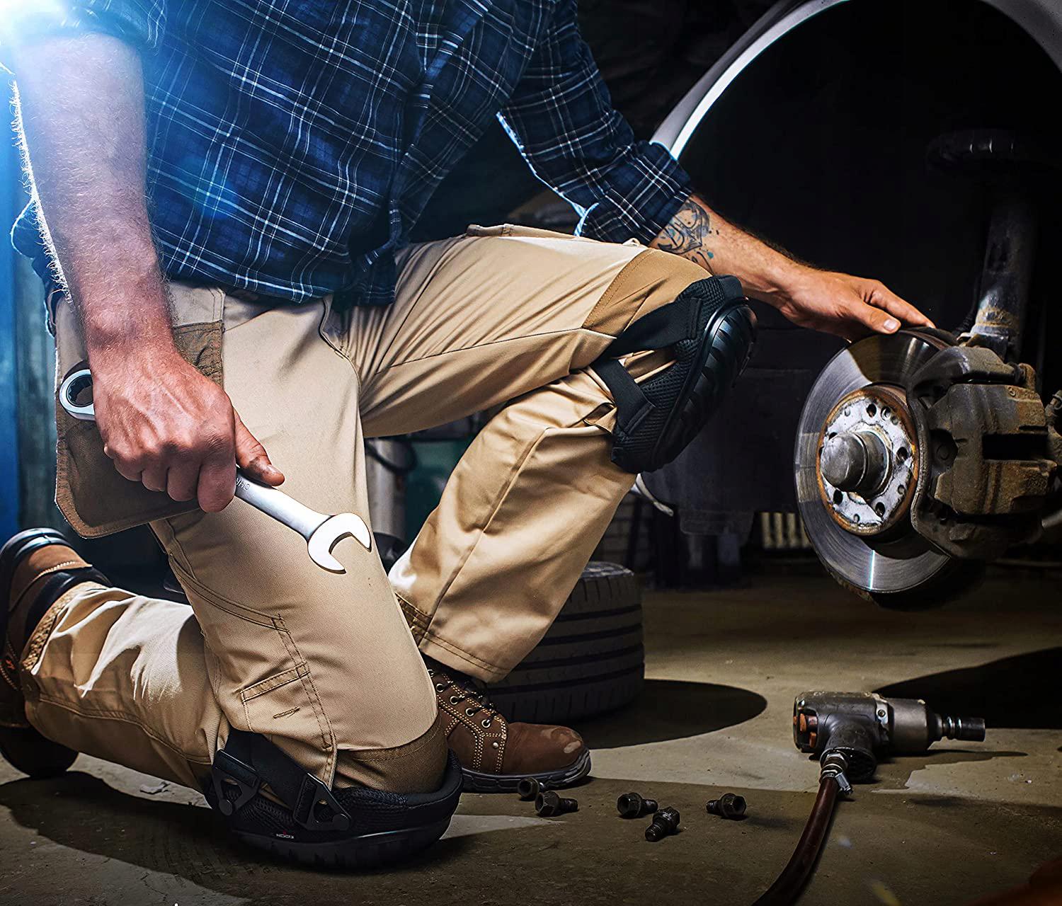 Наколінники будівельні гелеві Nela-Style Чорний (2028) - фото 7