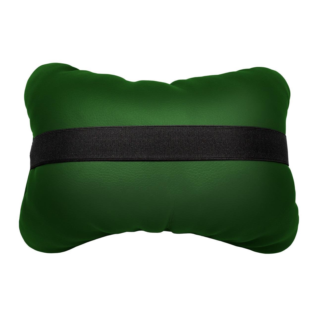 Подушка автомобильная Avtolife Герб из экокожи Темно-зеленый (AVT-LDG-36) - фото 2 Подушка автомобильная Avtolife Герб из экокожи Темно-зеленый (AVT-LDG-36) - фото 2