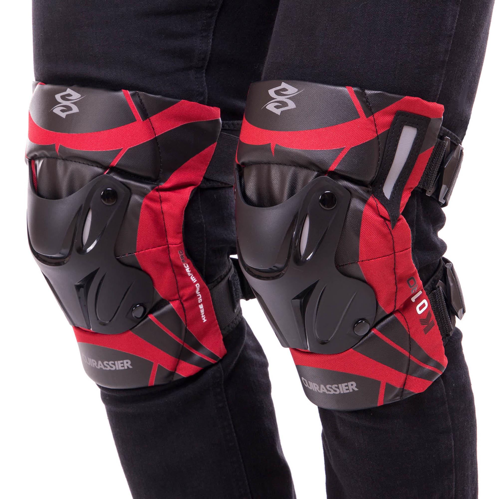 Мотонаколенники CURASSER KOL-3 2 шт. Красный (NA000661)