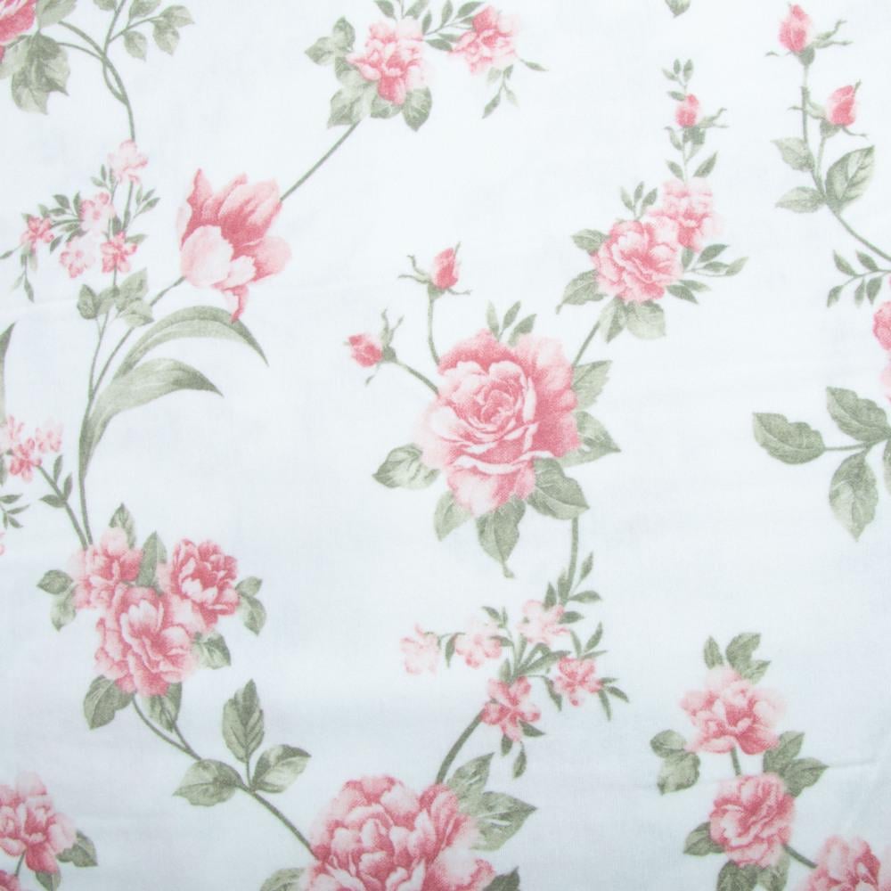 Тканина фланель бавовна для постільної білизни 6.23892/13 Троянда 170 гр/м2 240 см Пудра (27233)