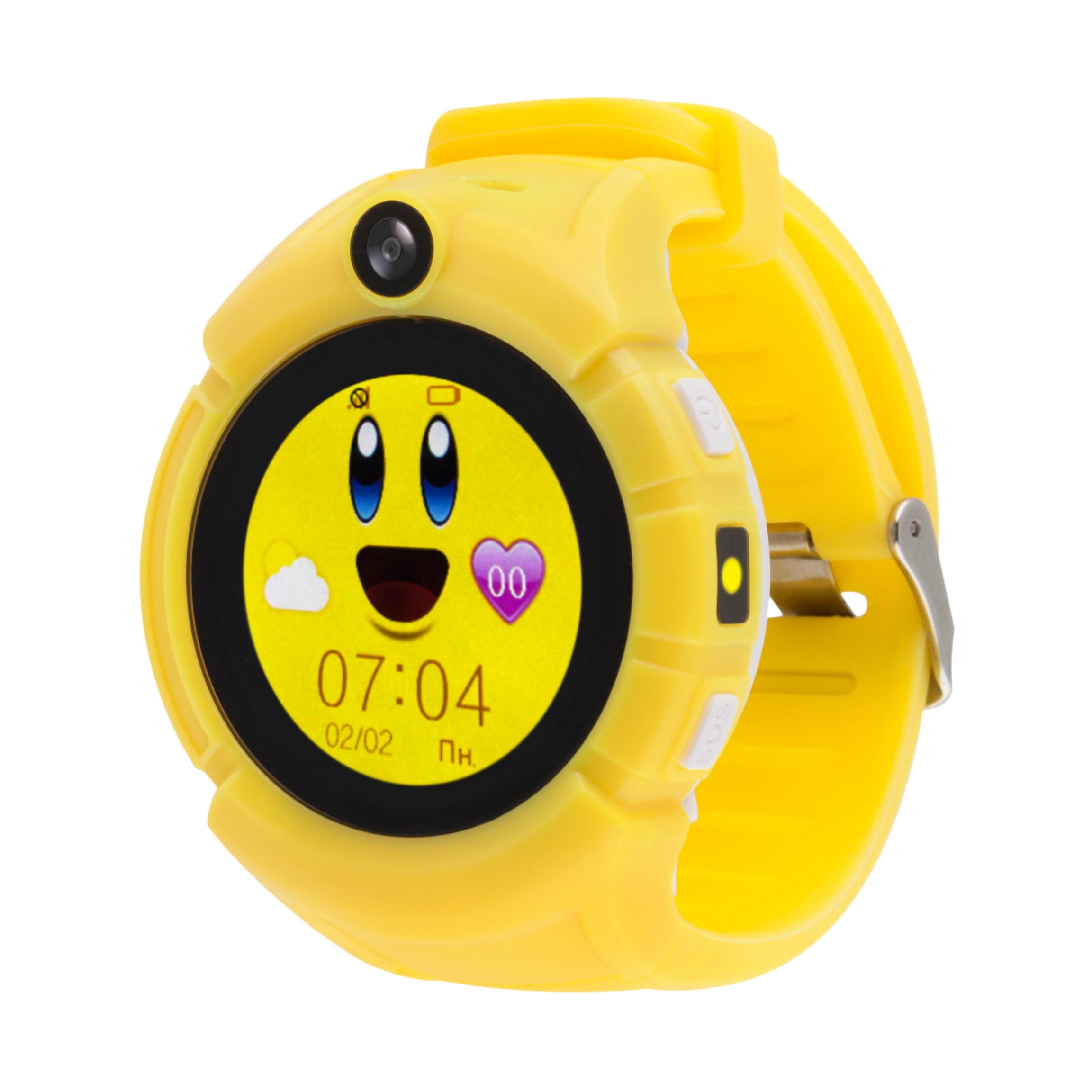 Детские смарт-часы телефон c GPS Alfa Q610 с камерой и фонариком Yellow
