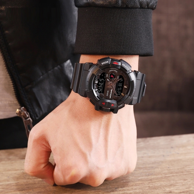 Годинник наручний чоловічий Sanda Box Black (4408) - фото 7 Годинник наручний чоловічий Sanda Box Black (4408) - фото 7