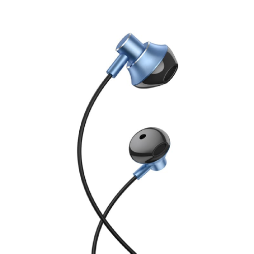 Наушники HOCO Belle built-in microphone M75 1.2м blue