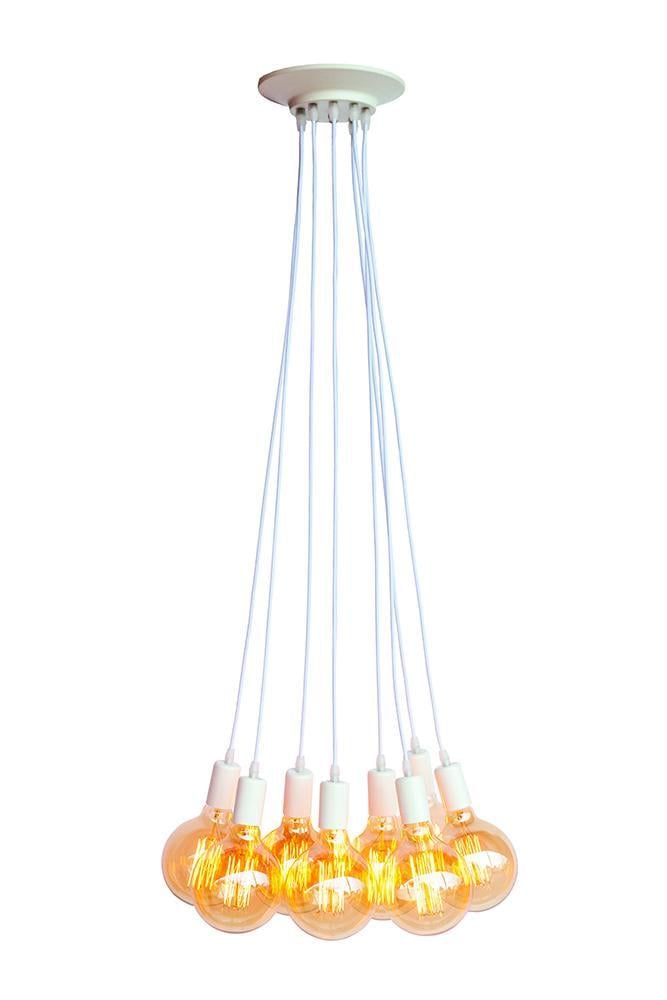 Люстра підвісна лофт Light House LS-18680-8 WH Білий