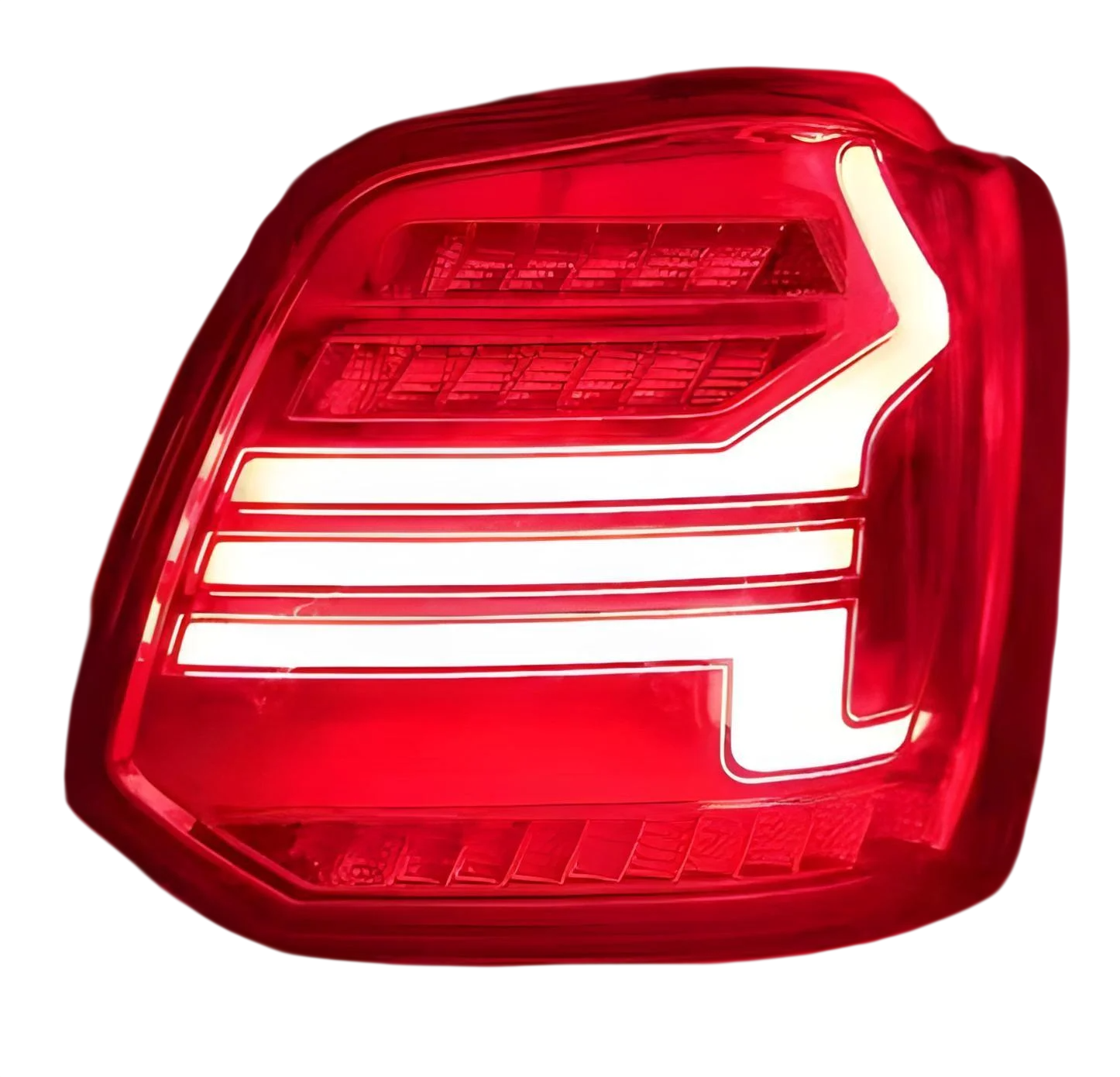 Задние LED фонари GBT для Volkswagen Polo 2010-2017 гг. разные материалы 2 шт. Черный (151156)