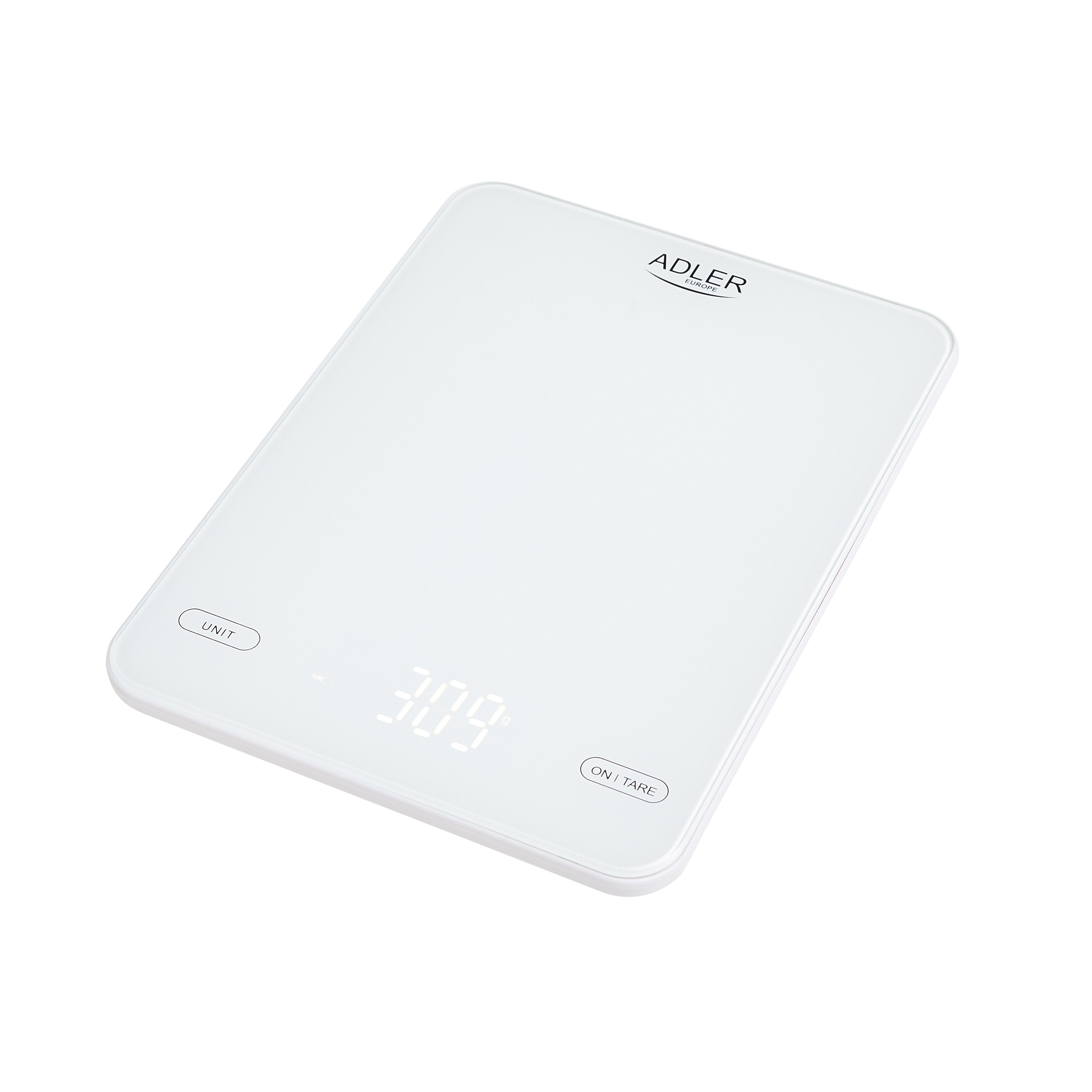 Кухонные весы Adler с зарядкой от USB до 10 кг (AD 3177w)