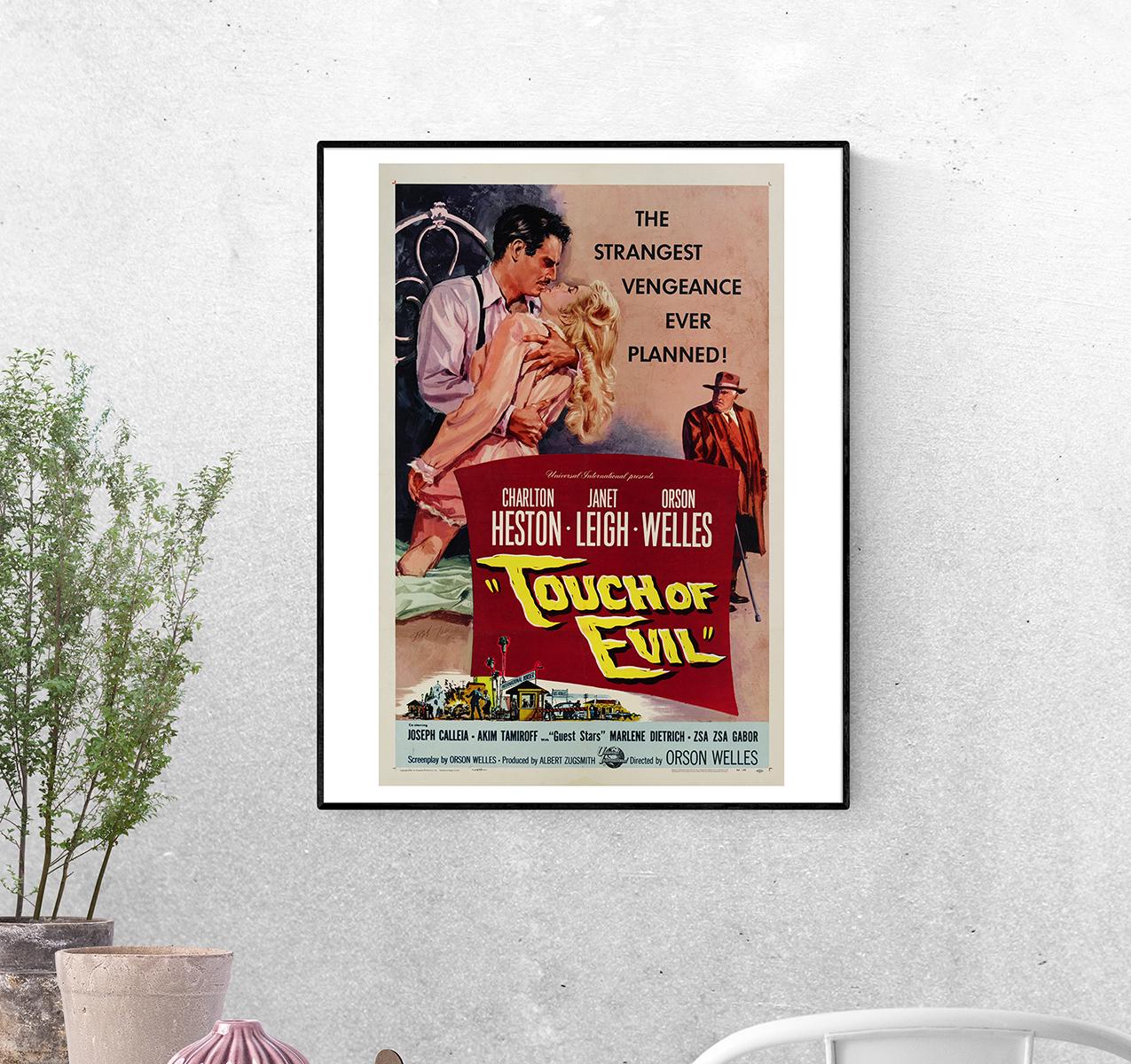 Постер Печать зла 1958 г. Режиссёр Орсон Уэллс формат А-0 (Afisha2055004_Poster)