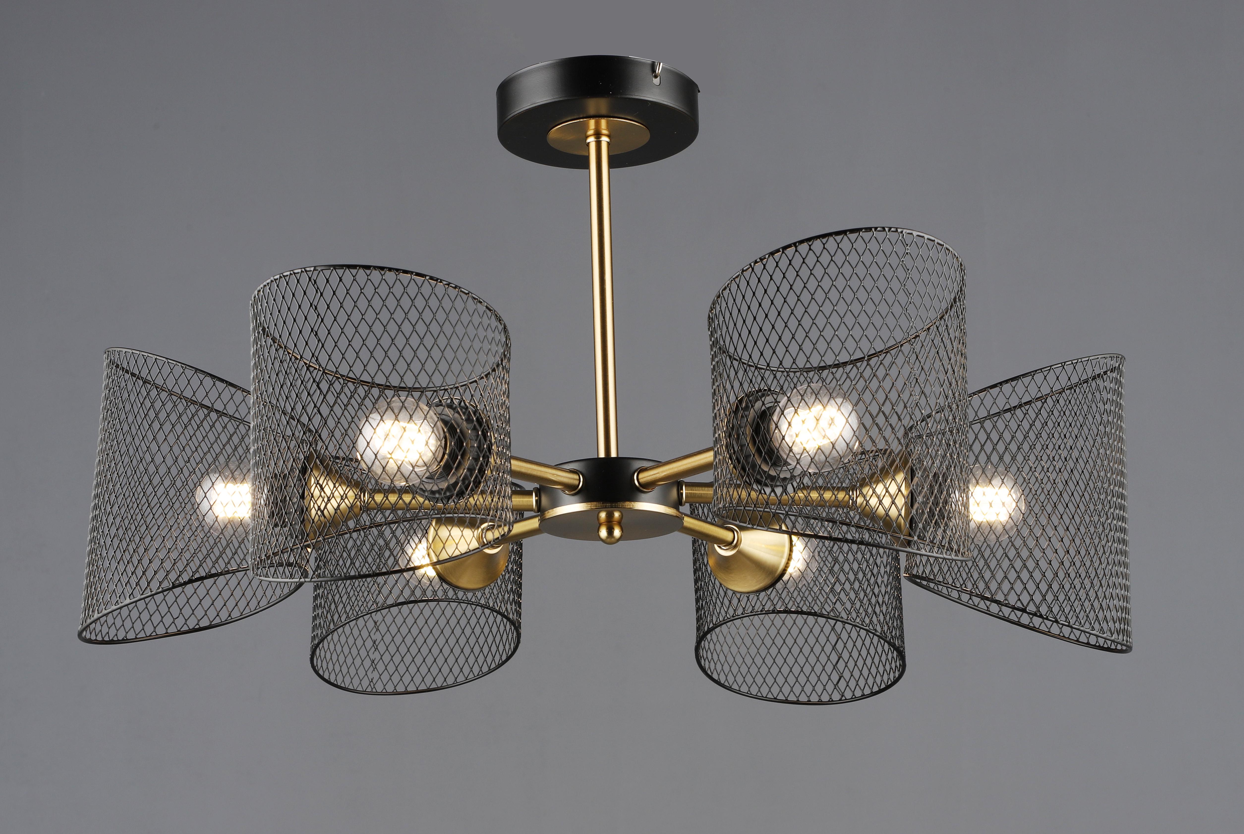 Люстра в стиле лофт B N6685/6 BK+COP