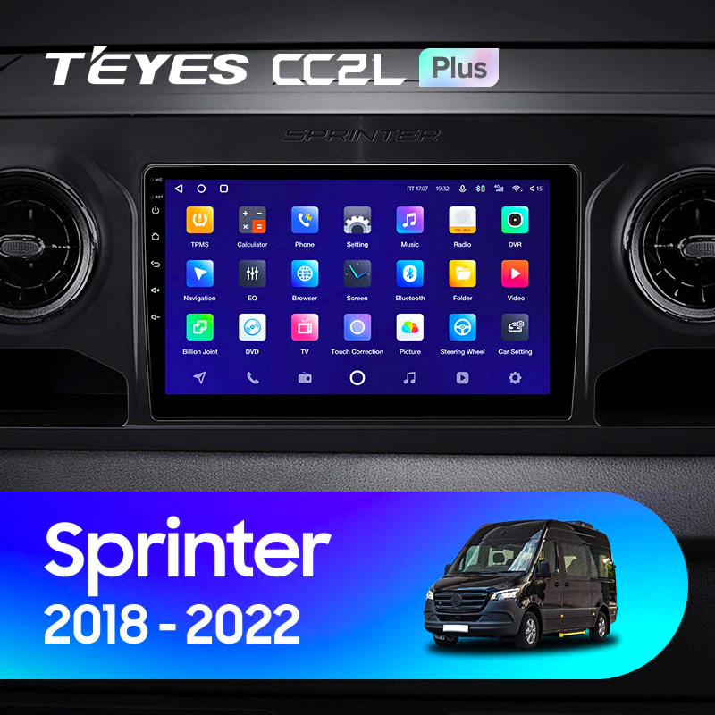 Автомагнітола штатна Teyes CC2L Plus 2/32 для Mercedes-Benz Sprinter 2018-2022 Android (1770634867) - фото 3