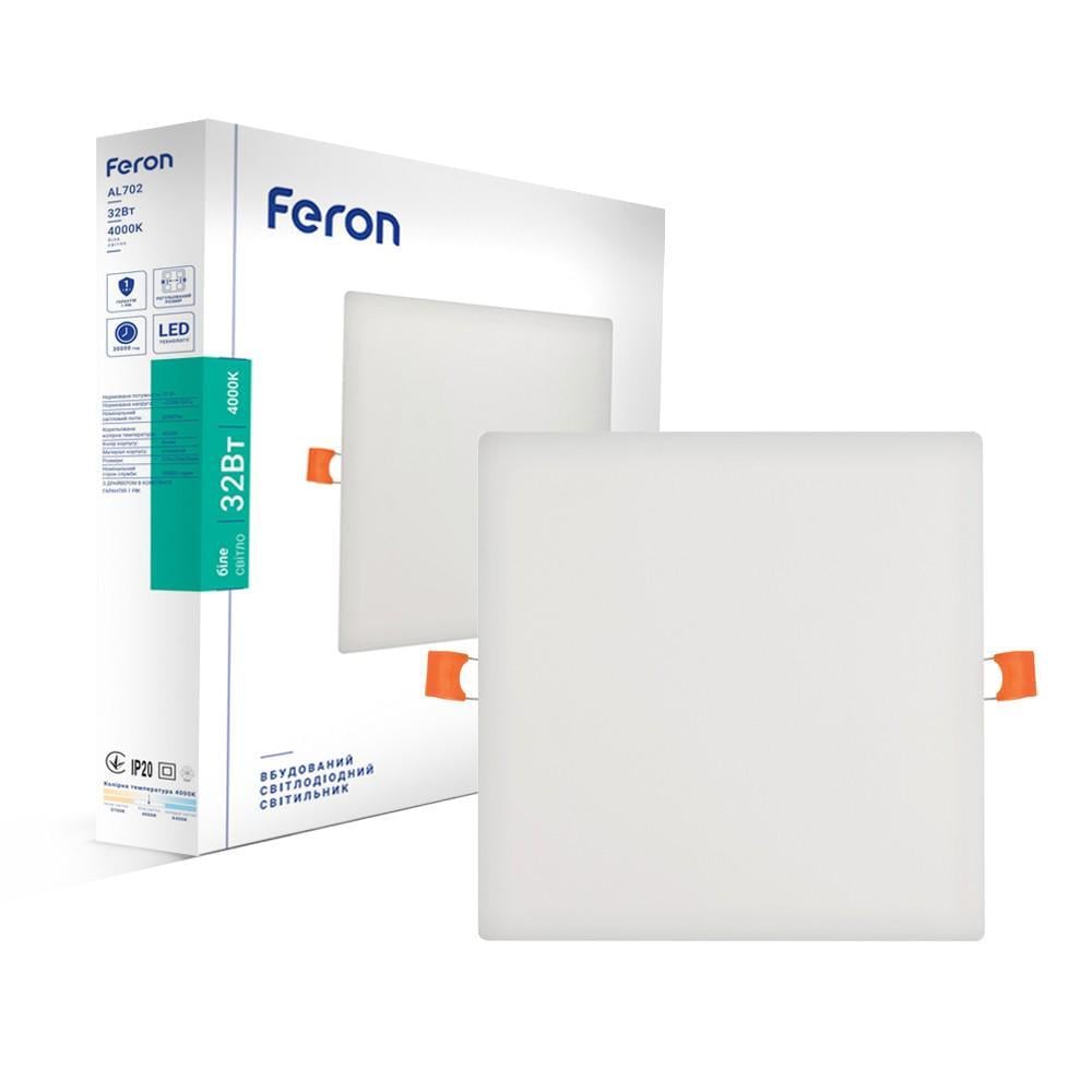 Светильник Feron AL702 встраиваемый светодиодный 32 W