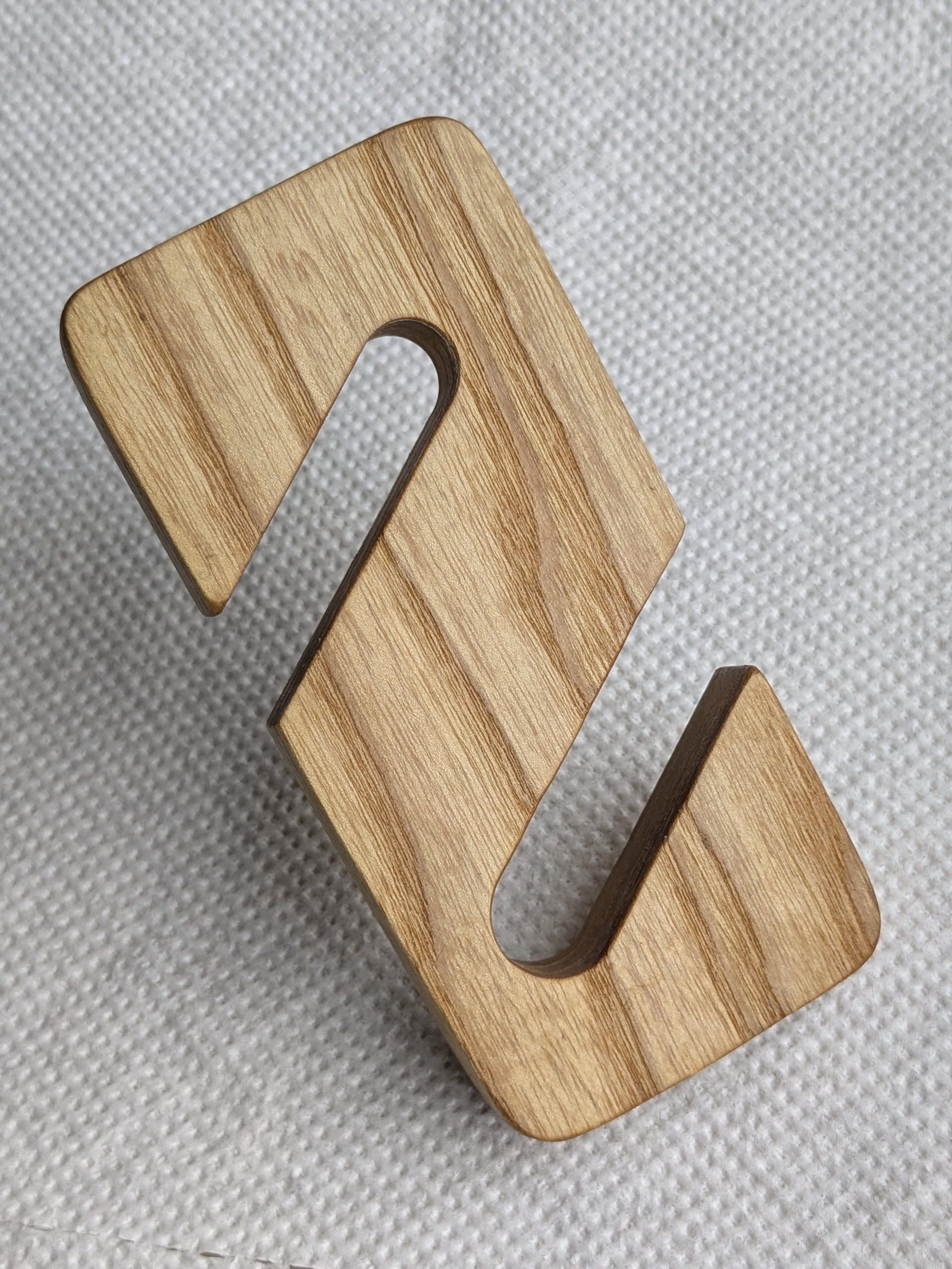 Підставка під телефон дерев'яна 120х60х15 мм (ST-001) - фото 4 Підставка під телефон дерев'яна 120х60х15 мм (ST-001) - фото 4