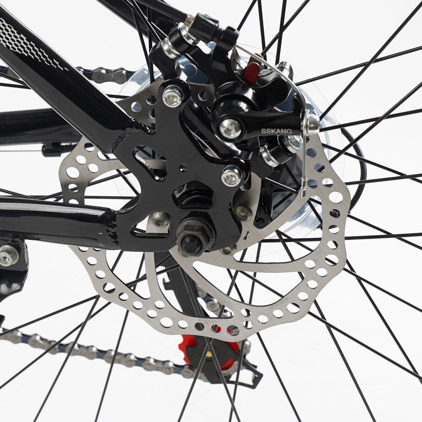 Велосипед горный Corso KLEO 26"/15" Черно-красный (593063083) - фото 5