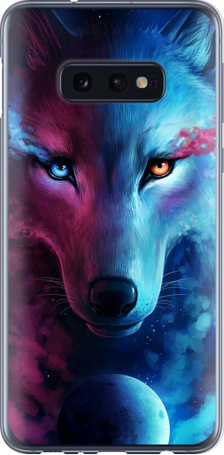 Чехол на Samsung Galaxy S10e Арт-волк (3999u-1646-42517)