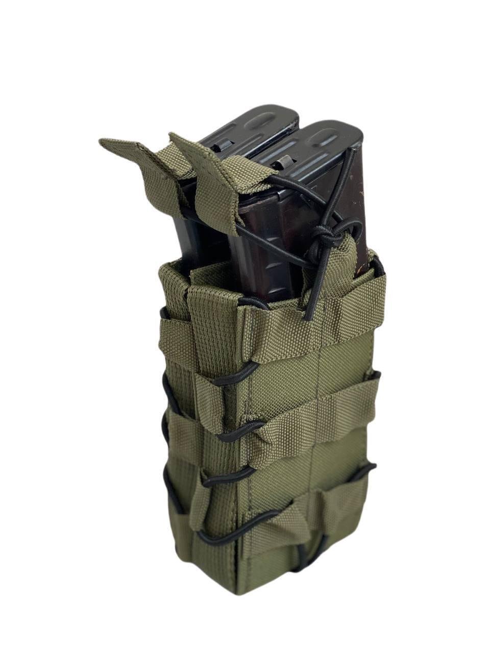 Подсумок каркасный для магазина АК открытый двойной (23563400) Подсумок каркасный для магазина АК открытый двойной (23563400)