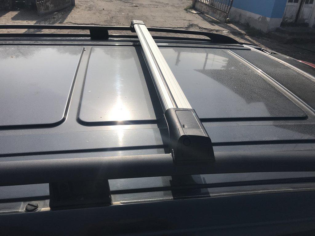 Перемычки на рейлинги без ключа Flybar Черный Erkul для Mercedes Vito/V-class W447 2014- гг. алюминий/пластик Черный