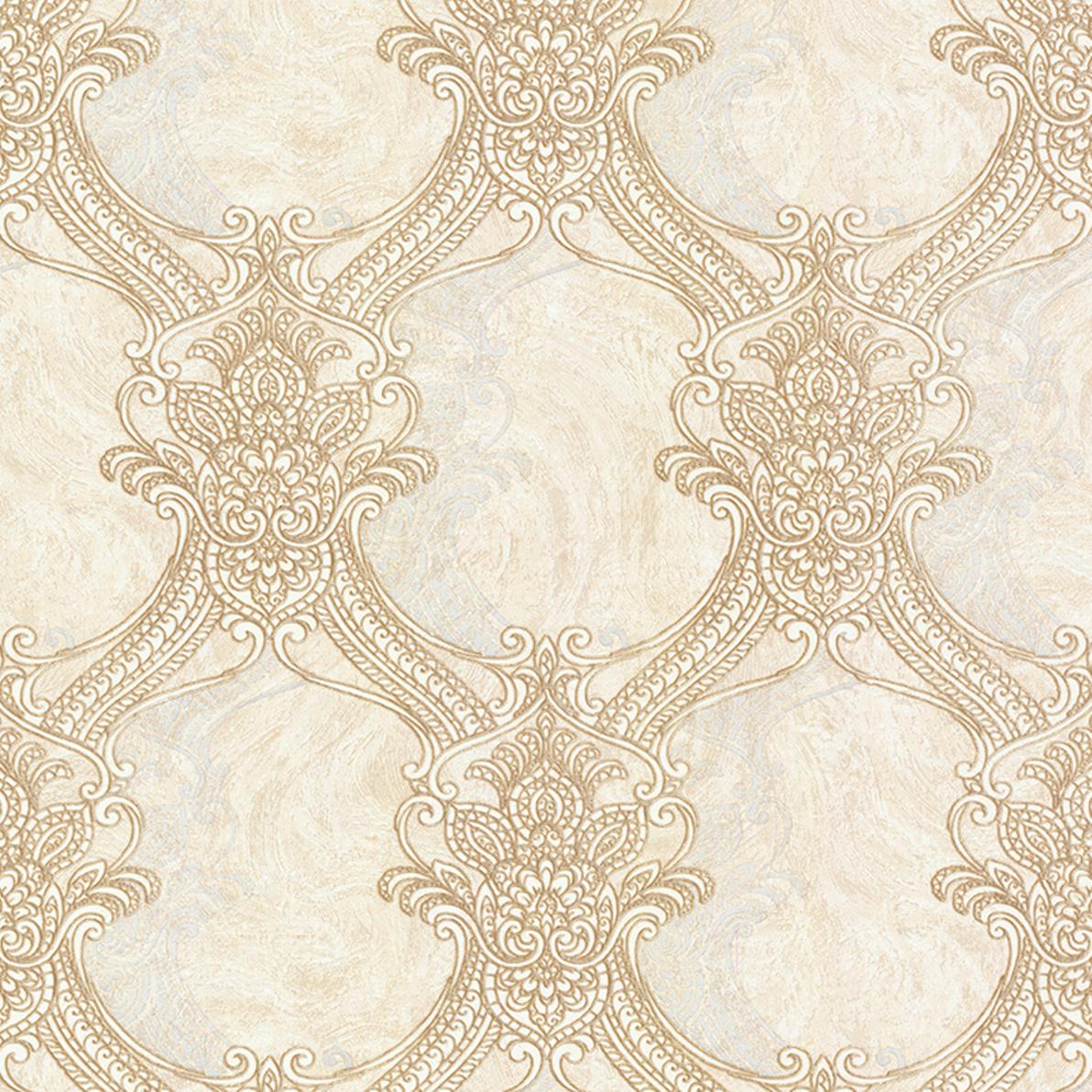 Флизелиновые обои Emiliana 1,06x10,05 м Золотистый (1014976)