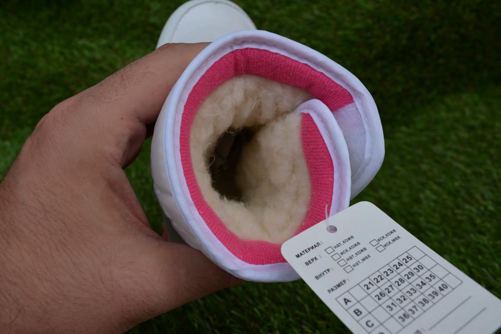 Сапоги зимние Jong Golf на овчине для девочки р. 26 Белый (11356464) - фото 3 Сапоги зимние Jong Golf на овчине для девочки р. 26 Белый (11356464) - фото 3
